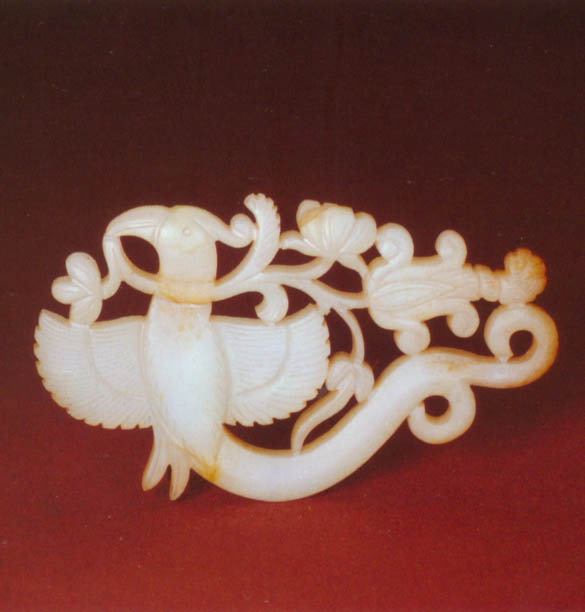 玉鳥銜花佩