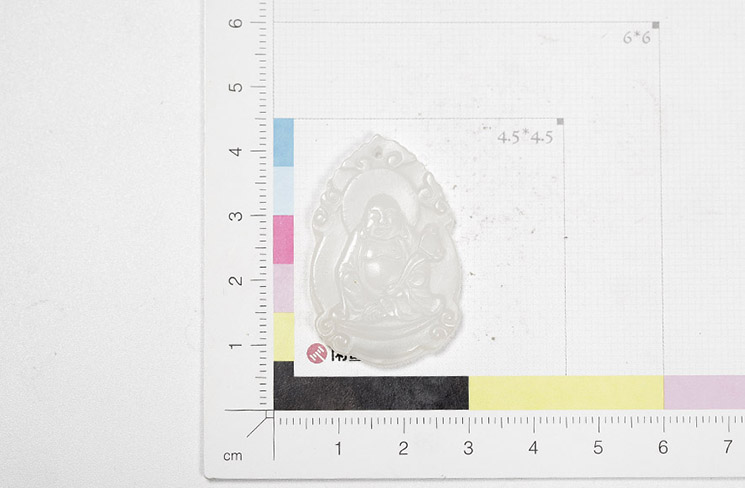 老山玉器 和田玉羊脂玉 佛 精美玉牌